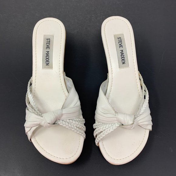 (SOLD)Steve Madden Knotted Leather Mule - Picture 2 of 9